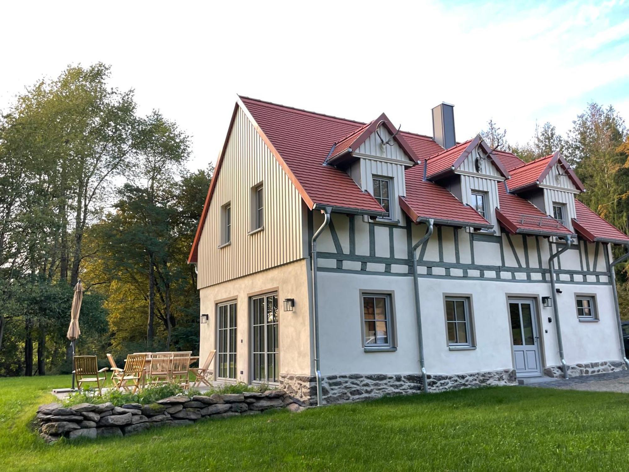 Schellnhof Forsthaus Am Waldrand Apartment Nidda Exterior photo